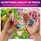QUOKKA Puzzles for Kids Ages 4-6 - Set of 4x60 Jigsaw Puzzles for Toddlers 3-5 - Unicorn Princess Animals Toys for Children 6-8 yo - Gift Educational Game for Boys & Girls